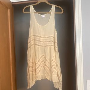 NWOT Free People Voile and Lace Trapeze Dress